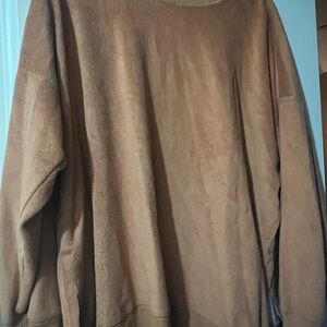Aerie Women’s Tan Crewneck Sweater